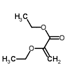 结构式 CAS# 22121-86-4, 乙基2-乙氧基丙烯酸酯