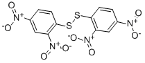 结构式 CAS# 2217-55-2, 1-(2,4-二硝基苯基)二硫基-2,4-二硝基苯
