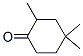 CAS#: 2230-70-8， 2,4,4-Trimethylcyclohexan-1-One