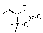 structure of CAS# 223906-38-5, (4R)-4-Isopropyl-5,5-Dimethyl-1,3-Oxazolidin-2-One;- -4-ISOPROPYL-55-DIMETHYL-2-;(R)-(+)-4-Isopropyl-5,5-dimethyl-2-oxazolidinone;450669_ALDRICH