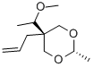 CAS#: 22644-64-0， 5beta-Allyl-5alpha-(1-Methoxyethyl)-2beta-Methyl-1,3-Dioxane