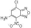 structure of CAS# 227199-11-3, 7-Chloro-4-Nitro-2,1,3-Benzoxadiazol-5-Amine;2,1,3-BENZOXADIAZOL-5-AMINE,7-CHLORO-4-NITRO-;5-Amino-7-chloro-4-nitro-2,1,3-benzoxadiazole;5-Amino-7-Chloro-4-Nitrobenzofurazan