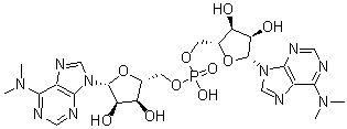 CAS 登录号：2273-75-8， N,N-二甲基腺苷酰-(3'-5')-N,N-二甲基-腺苷