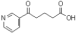 结构式 CAS# 22971-46-6, 5-氧代-5-(3-吡啶基)戊酸