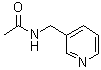 结构式 CAS# 22977-34-0, N-(3-吡啶基甲基)乙酰胺