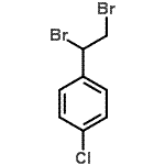 structure of CAS# 23135-16-2, 1-Chloro-4-(1,2-Dibromoethyl)Benzene;1-Chloro-4-(1,2-dibromoethyl) benzene;1-Chloro-4-(1,2-dibromoethyl)benzene;674982_ALDRICH