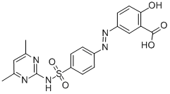 CAS#: 2315-08-4， Salazosulfadimidine