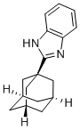 结构式 CAS# 23280-73-1, 2-(1-金刚烷基)苯并咪唑