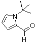 结构式 CAS# 23373-78-6, 1-(2-甲基-2-丙基)-1H-吡咯-2-甲醛