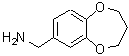 结构式 CAS# 23475-00-5, 1-(3,4-二氢-2H-1,5-苯并二氧杂卓-7-基)甲胺