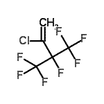 结构式 CAS# 235106-10-2, 2-氯-3,4,4,4-四氟-3-(三氟甲基)-1-丁烯