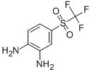 结构式 CAS# 2355-16-0, 4-[(三氟甲基)磺酰基]邻亚苯基二胺