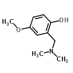 CAS#: 23562-77-8， 2-[(Dimethylamino)Methyl]-4-Methoxyphenol
