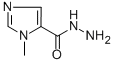 structure of CAS# 23585-00-4, 1-Methyl-1H-Imidazole-5-carboxylic Acid Hydrazide;1-Methyl-1H-Imidazole-5-Carboxylic Acid Hydrazide, 5-(Hydrazinocarbonyl)-1-Methyl-1H-Imidazole;1H-Imidazole-5-Carboxylicacid,1-Methyl-,Hydrazide(9CI);1-Methyl-1H-Imidazole-5-Carbohydrazide 97%
