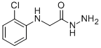 结构式 CAS# 2371-29-1, 2-[(2-氯苯基)氨基]乙酰肼