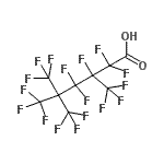 structure of CAS# 238403-51-5, 2,2,3,4,4,6,6,6-Octafluoro-3,5,5-Tris(Trifluoromethyl)Hexanoic Acid;