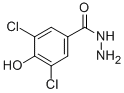 结构式 CAS# 23964-29-6, 3,5-二氯-4-羟基苯甲酰肼