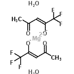 structure of CAS# 240131-46-8, Magnesium (2Z)-1,1,1-Trifluoro-4-Oxo-2-Penten-2-Olate Hydrate (1:2:2);Bis[(3Z)-<wbr>5,5,5-tri<wbr>fluor-4-(<wbr>hydroxy-κ<wbr>O)pent-3-<wbr>en-2-onat<wbr>o]magnesi<wbr>umdihydrat;Magnesium 1,1,1-trifluoropentane-2,4-dionate dihydrate;Magnesium trifluoroacetylacetonate dihydrate 98%