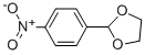 structure of CAS# 2403-53-4, 2-(4-Nitrophenyl)-1,3-Dioxolane;Zinc00039829;Nciopen2_002237;A1252/0057229