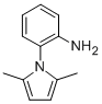 structure of CAS# 2405-01-8, 2-(2,5-Dimethylpyrrol-1-Yl)Aniline;2-(2,5-Dimethyl-1-Pyrrolyl)Aniline;[2-(2,5-Dimethylpyrrol-1-Yl)Phenyl]Amine;Oprea1_514868