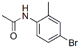结构式 CAS# 24106-05-6, N-(4-溴-2-甲基苯基)-乙酰胺