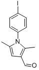 structure of CAS# 241488-81-3, 1-(4-Iodo-Phenyl)-2,5-Dimethyl-1H-Pyrrole-3-Carbaldehyde;1-(4-Iodophenyl)-2,5-Dimethyl-Pyrrole-3-Carbaldehyde;1-(4-Iodophenyl)-2,5-Dimethyl-3-Pyrrolecarboxaldehyde;Ag-690/11154417