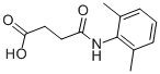 结构式 CAS# 24245-01-0, 4-[(2,6-二甲基苯基)氨基]-4-氧代丁酸