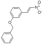 结构式 CAS# 24550-32-1, 反式-3-苄氧基-反式-beta-硝基苯乙烯