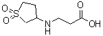 结构式 CAS# 247109-39-3, N-(1,1-二氧代四氢-3-噻吩基)-beta-丙氨酸