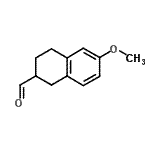 structure of CAS# 2472-02-8, 6-Methoxy-1,2,3,4-Tetrahydro-2-Naphthalenecarbaldehyde;6-Methoxy-1,2,3,4-tetrahydro-2-naphthalenecarbaldehyde #;6-Methoxy-1,2,3,4-tetrahydro-naphthalene-2-carbaldehyde