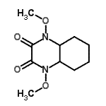 结构式 CAS# 247564-26-7, 1,4-二甲氧基辛a氢-2,3-喹喔啉二酮