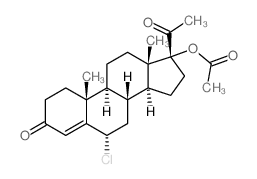 CAS#: 2477-73-8， (6a)-17-(Acetyloxy)-6-chloro-Pregn-4-ene-3,20-dione