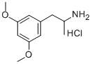 结构式 CAS# 24973-29-3, 3,5-二甲氧基-alpha-甲基苯乙胺盐酸盐