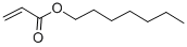 structure of CAS# 2499-58-3, Heptyl Prop-2-Enoate;Prop-2-Enoic Acid Heptyl Ester;Acrylic Acid Heptyl Ester