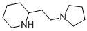 structure of CAS# 25082-00-2, 2-(2-Pyrrolidin-1-Ylethyl)Piperidine;2-(2-1-Pyrrolidinylethyl)Piperidine;Nsc28639;St5334059