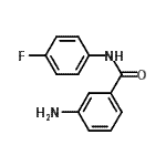 结构式 CAS# 251446-38-5, 3-氨基-N-(4-氟苯基)苯甲酰胺