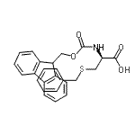 structure of CAS# 252049-18-6, S-Benzyl-N-[(9H-Fluoren-9-Ylmethoxy)Carbonyl]-D-Cysteine;Fmoc-D-Cys(Bzl)-OH;Fmoc-S-benzyl-D-cysteine;L-Cystein<wbr>e,N-[(9H-<wbr>fluoren-9<wbr>-ylmethox<wbr>y)carbony<wbr>l]-S-(phe<wbr>nylmethyl<wbr>)-
