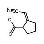 CAS#: 25341-91-7， (2Z)-2-(Cyanomethylene)Cyclopentanecarbonyl Chloride