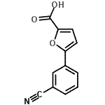 CAS#: 253679-32-2， 5-(3-Cyanophenyl)-2-Furoic Acid
