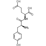 结构式 CAS# 2545-89-3, L-酪氨酰-L-谷氨酸