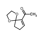 CAS#: 254976-49-3， 1-(1,4-Dioxaspiro[4.4]Non-6-En-6-Yl)Ethanone
