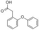 结构式 CAS# 25563-02-4, 2-苯氧基-苯乙酸