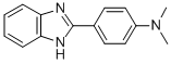结构式 CAS# 2562-71-2, 4-(1H-苯并咪唑-2-基)-N,N-二甲基苯胺