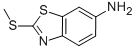 structure of CAS# 25706-29-0, 2-(Methylthio)-6-Benzothiazolamine;2-(Methylthio)-1,3-Benzothiazol-6-Amine;[2-(Methylthio)-1,3-Benzothiazol-6-Yl]Amine;Sbb010139