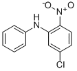 结构式 CAS# 25781-92-4, 5-氯-2-硝基-N-苯基-苯胺
