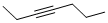 structure of CAS# 2586-89-2, 3-Heptyne;1-Ethyl-2-Propylacetylene;3-Heptyne;388610_Aldrich