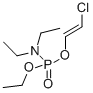 CAS 登录号：2597-53-7， N-[[(E)-2-氯乙烯氧基]-乙氧基磷酰]-N-乙基乙胺