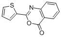 structure of CAS# 26060-06-0, 2-(2-Thienyl)-4H-3,1-Benzoxazin-4-One;2-(2-THIENYL)-4H-3,1-BENZOXAZIN-4-ONE;2-Thien-2-Yl-4H-3,1-Benzoxazin-4-One