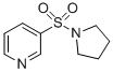 structure of CAS# 26103-51-5, 3-(1-Pyrrolidinylsulfonyl)-Pyridine;3-(Pyrrolidin-1-Ylsulphonyl)Pyridine 98%;1-(Pyridin-3-Ylsulphonyl)Pyrrolidine;3-(Pyrrolidin-1-Ylsulphonyl)Pyridine