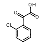 结构式 CAS# 26118-14-9, (2-氯苯基)(氧代)乙酸